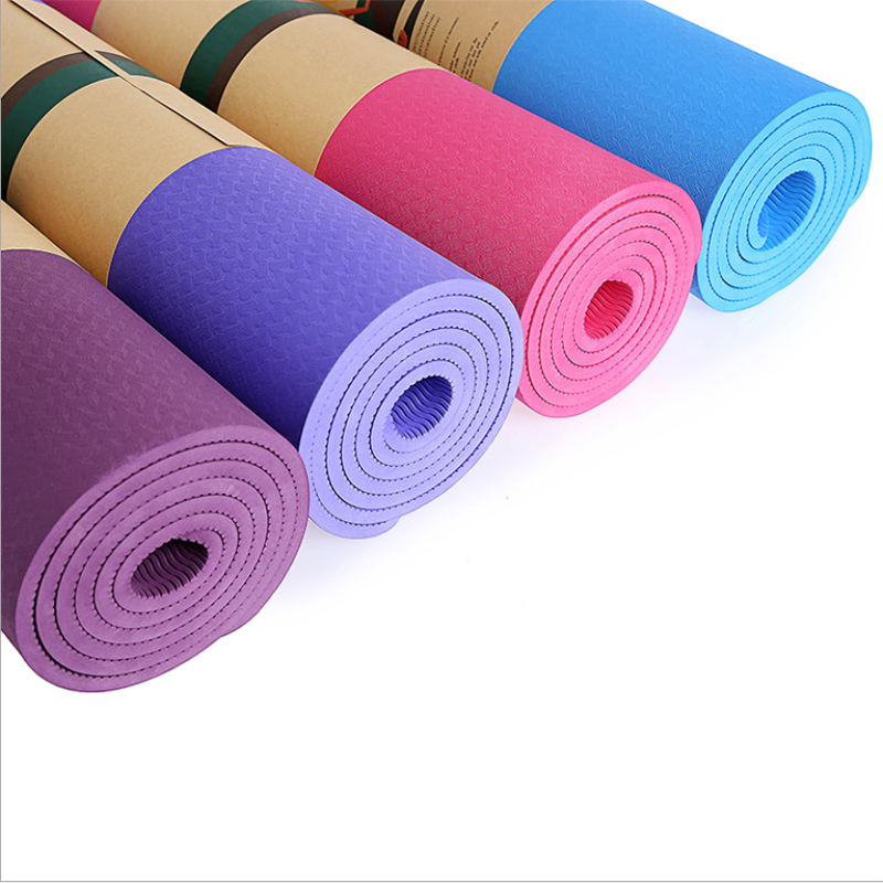 TPE Yoga Mat with Position Line YGMA-TSP